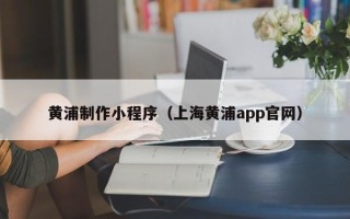七台河黄浦制作小程序（上海黄浦app官网）