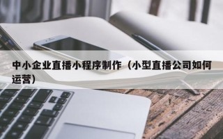 七台河中小企业直播小程序制作（小型直播公司如何运营）